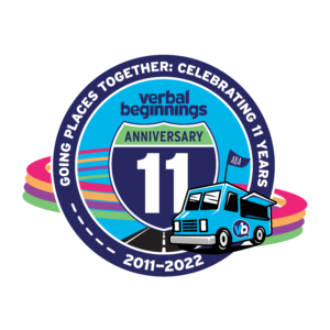 Verbal Beginnings 11th Anniversary Logo
