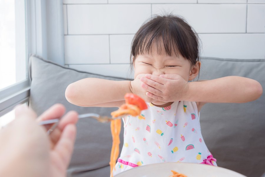 young child refusing food at mealtime young child refusing food at mealtime